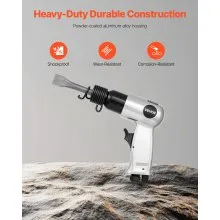 VEVOR Air Hammer 4500 BPM 11 CFM Pneumatic Hammer Air Hammer Kit with 4 Chisels