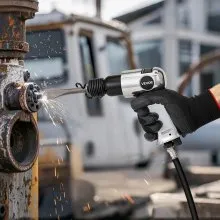 VEVOR Air Hammer 4500 BPM 11 CFM Pneumatic Hammer Air Hammer Kit with 4 Chisels