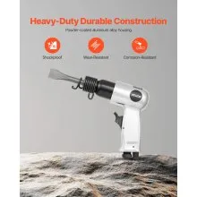 VEVOR Air Hammer 4500BPM Pneumatic Hammer with Air Needle Scaler & 4 Chisels