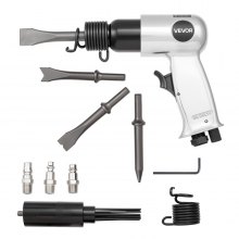 VEVOR Air Hammer 4500BPM Pneumatic Hammer with Air Needle Scaler & 4 Chisels