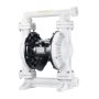 VEVOR Air Operated Double Diaphragm Pump, 25 GPM, 1 inch Inlet & Outlet Pneumatic Waste Oil Transfer Pump, Max 100 PSI, Polypropylene Body, Air-Operated for Diesel, Grease, Kerosene, Gasoline & Oil