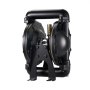 VEVOR Air Operated Double Diaphragm Pump, 132 L/min Max, Standard Inlet & Outlet Air Pneumatic Waste Oil Transfer Pump, Aluminum Alloy Body, Dual Diaphragms, for Diesel, Grease, Kerosene, Gasoline