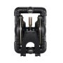 VEVOR Air Operated Double Diaphragm Pump, 132 L/min Max, Standard Inlet & Outlet Air Pneumatic Waste Oil Transfer Pump, Aluminum Alloy Body, Dual Diaphragms, for Diesel, Grease, Kerosene, Gasoline