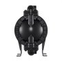 VEVOR Air Operated Double Diaphragm Pump, 132 L/min Max, Standard Inlet & Outlet Air Pneumatic Waste Oil Transfer Pump, Aluminum Alloy Body, Dual Diaphragms, for Diesel, Grease, Kerosene, Gasoline