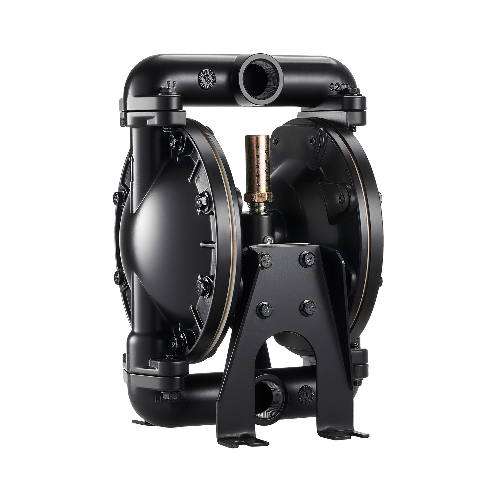 VEVOR Air Operated Double Diaphragm Pump, 132.49 LPM Max, Standard Inlet & Outlet Air Pneumatic Waste Oil Transfer Pump, Aluminum Alloy Body, Dual Diaphragms, for Diesel, Grease, Kerosene, Gasoline