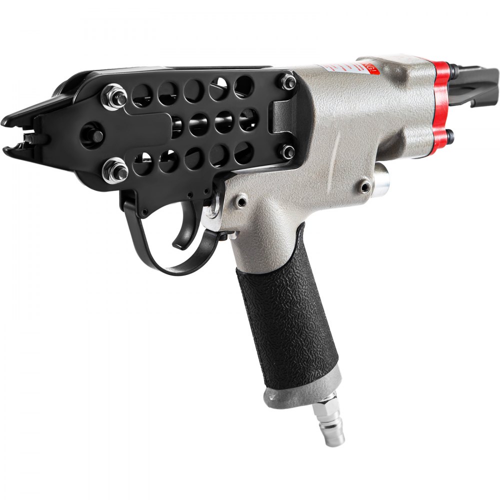 VEVOR Hog Ring Stapler SC760B, Pneumatic Hog Ring Plier 12.5mm, C Ring Pneumatic Gun 16 Gauge, Pneumatic Plier Stapler 3.2mm Closure Diameter, Pneumatic Hog Ring Gun for Mattress