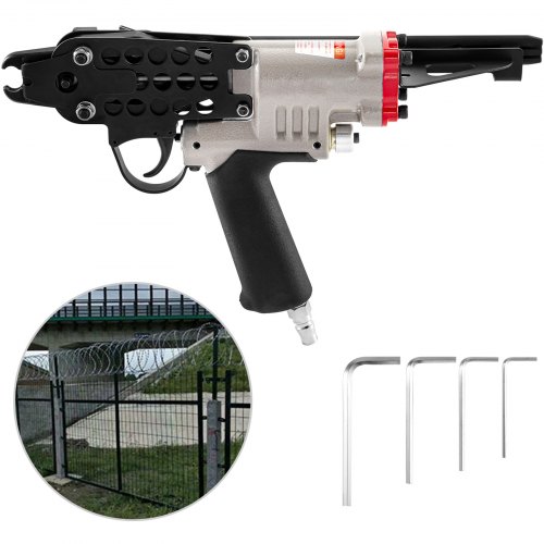 Hog Ring Stapler SC7C-P Pneumatic Hog Ring Plier C Ring Gun Strapping Mattress