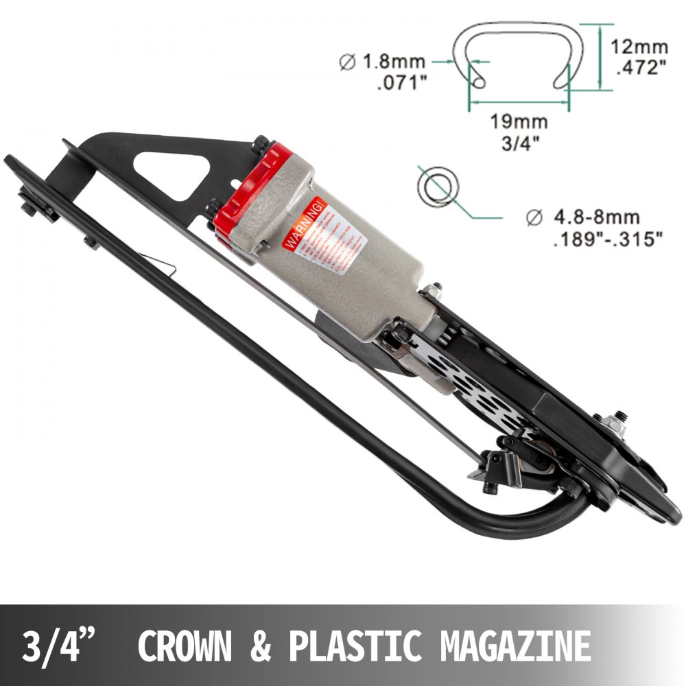 Hog Ring Stapler SC7C-P Pneumatic Hog Ring Plier C Ring Gun Strapping Mattress