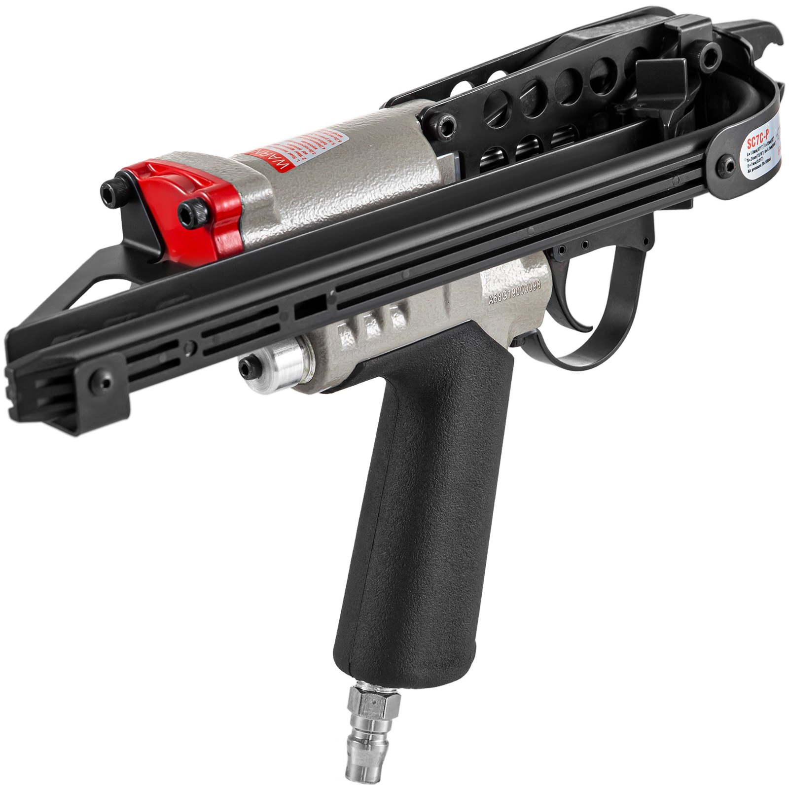 Hog Ring Stapler SC7C-P Pneumatic Hog Ring Plier C Ring Gun Strapping Mattress