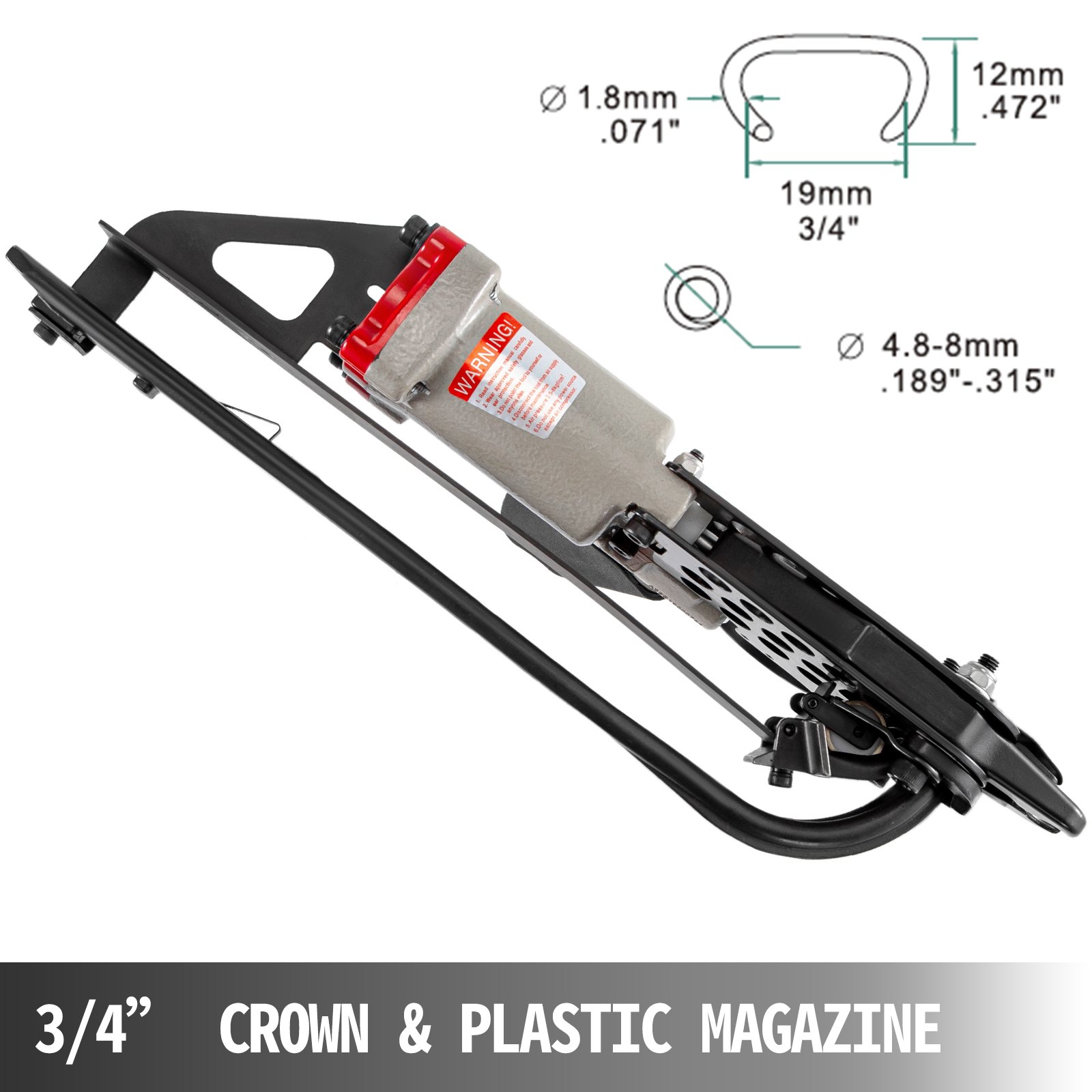 Hog Ring Stapler SC7C-P Pneumatic Hog Ring Plier C Ring Gun Strapping Mattress