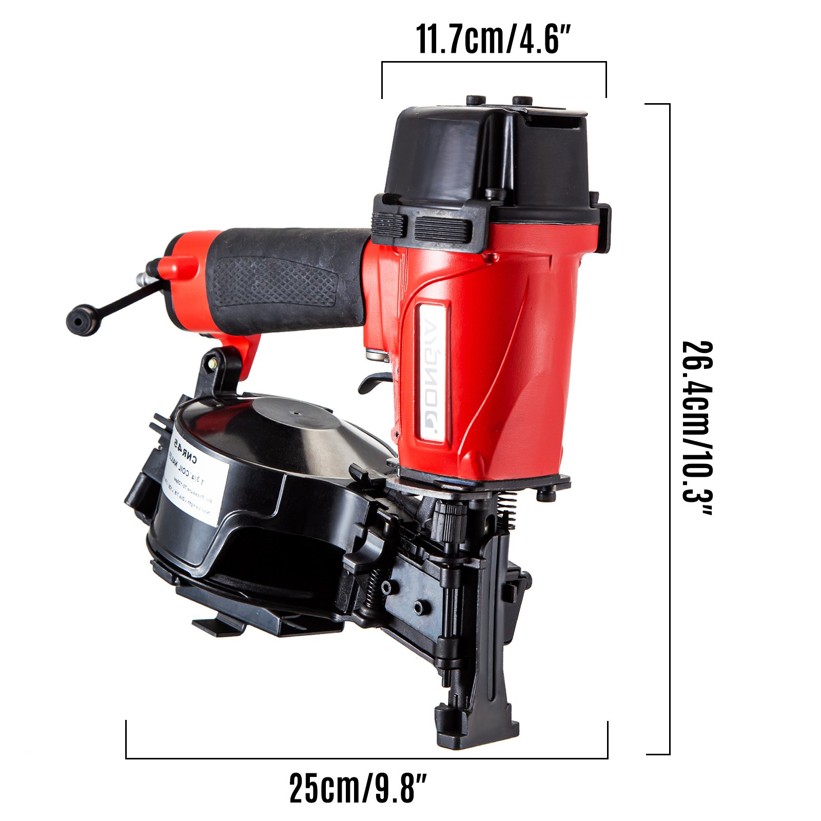 Coil Nail Gun Nailer 22-45 mm Air Tool Decking Fencing Framing Industrial CNR45