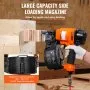 VEVOR MCN55 Coil Siding Nailer 1 inch to 2-1/4-inch 15 Degree Pneumatic Nail Gun