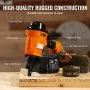 VEVOR MCN70 Coil Siding Nailer 1-3/4 to 2-3/4 inch 15 Degree Pneumatic Nail Gun