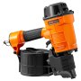 VEVOR Coil Siding Nailer MCN70, 1-3/4" to 2-3/4" 15 Degree Pneumatic Siding Nail Gun, 70-120PSI Air Coil Nailer for Pallet, Crating, Framing, Siding and Fencing