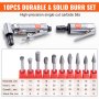 VEVOR Air Die Grinder Kit Right Angle Grinder & Die Grinder Combo for Grinding