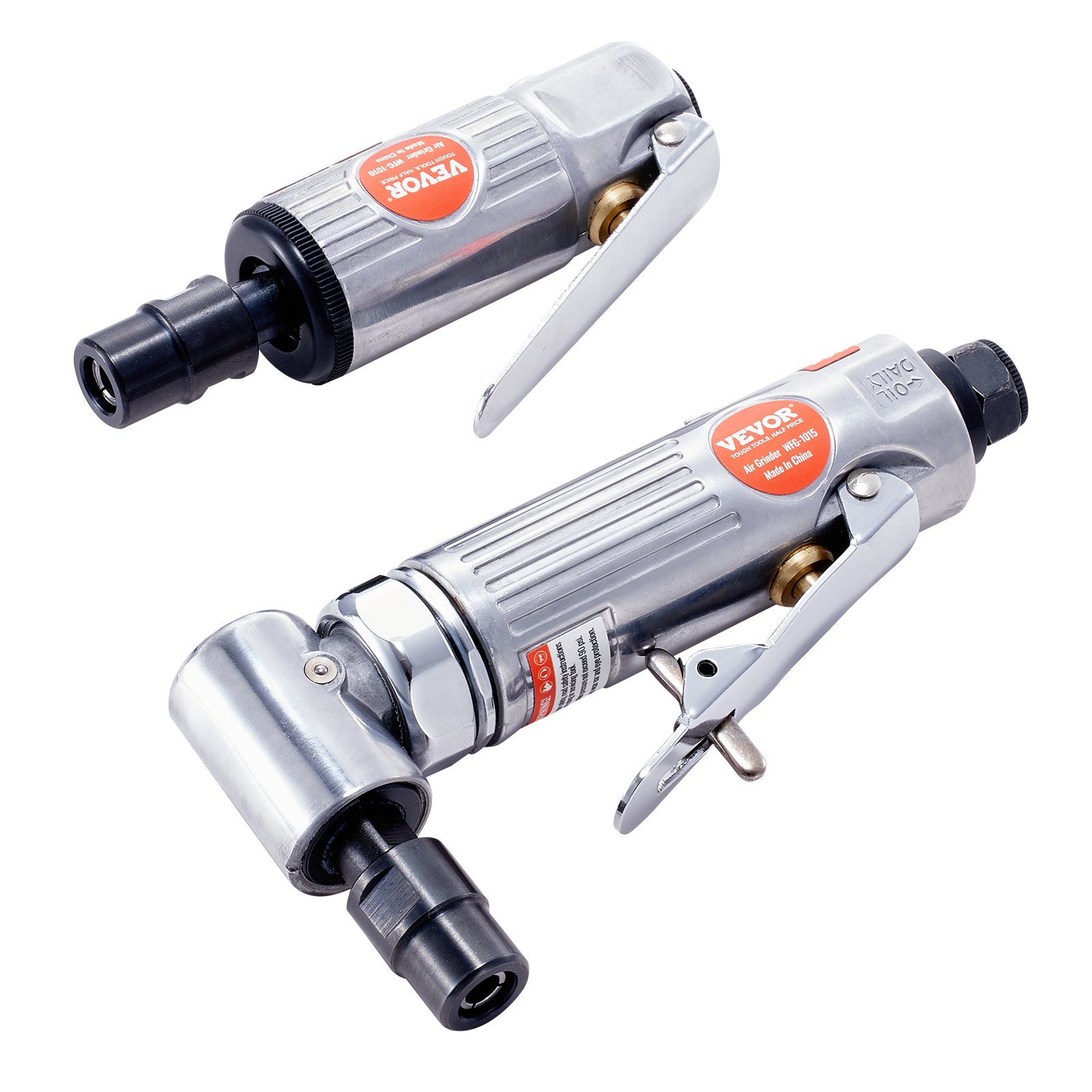 VEVOR Air Die Grinder Kit Right Angle Grinder & Die Grinder Combo for Grinding