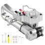 Pneumatický páskovač VEVOR, pro plastové PET pásky o šířce 3/4"-1", Páskovací stroj na obaly, Ruční lis, Automatický balicí stroj s maximálním napětím 4000N, Přenosná sada pro páskování