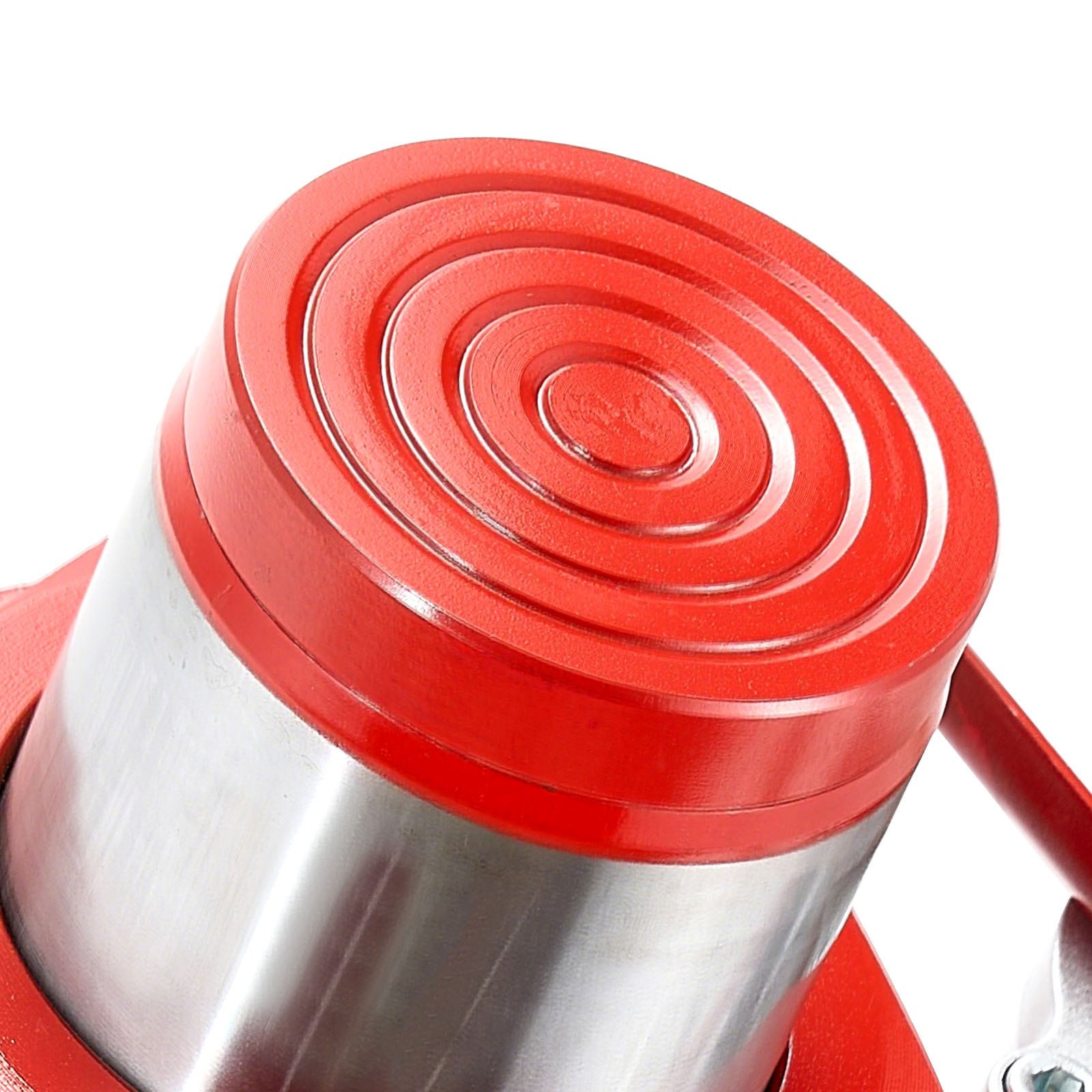 VEVOR Air Hydraulic Bottle Jack, 50 Ton (110231.5 lbs) Capacity, 265-410 mm Lifting Range, Pneumatic/Manual Heavy Duty Welded Bottle Jack with Pump for SUV, Pickup, Truck, RV, Car Auto Repair, Red