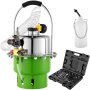 VEVOR Pneumatic Air Pressure Bleeder, Brake Pressure Bleeding Tool Portable Brake and Clutch Bleeder Valve System Kit Garage Workshop Mechanics Brake Oil and Fluid Extractor Bleeder Tool