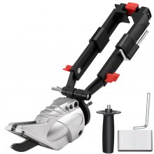 VEVOR Board Cutter Drill Attachment, Board Shears Attachment with 360 Degree Pivoting Head, for Cutting Max. 0.5" Fiber Cement and 0.47" Plasterboard, Applicable with Most 1500-3000RPM Electric Drill