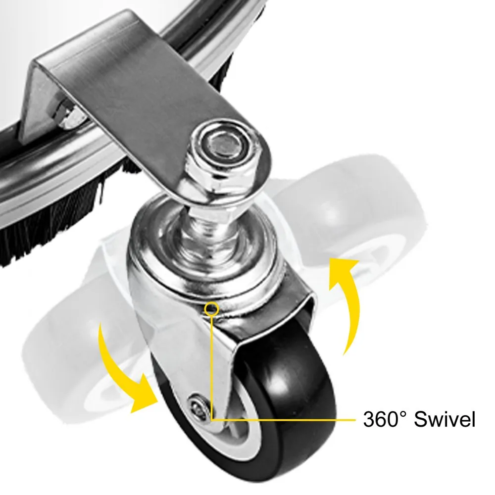 VEVOR surface cleaner 360° swivel caster wheel.