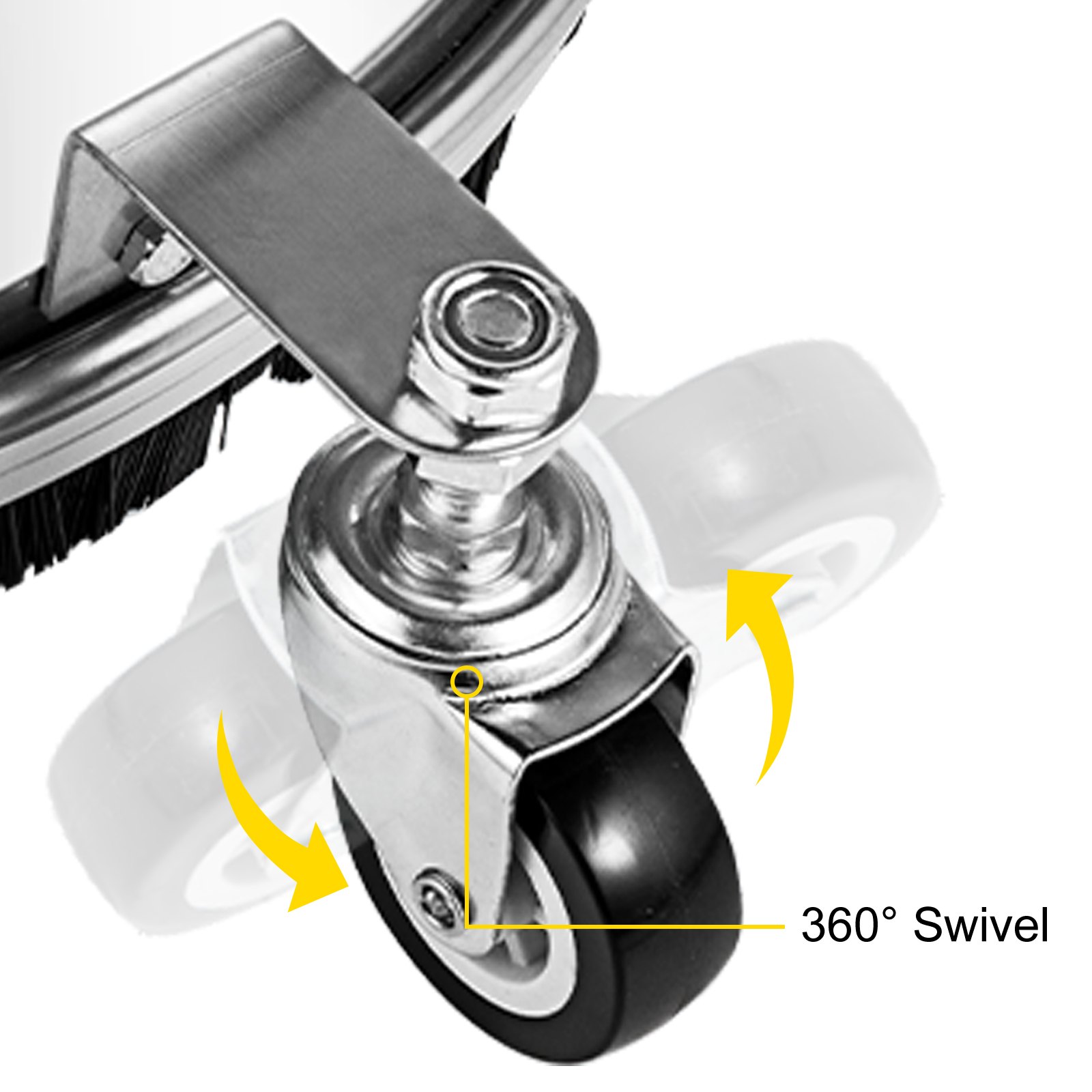 VEVOR surface cleaner 360° swivel caster wheel.