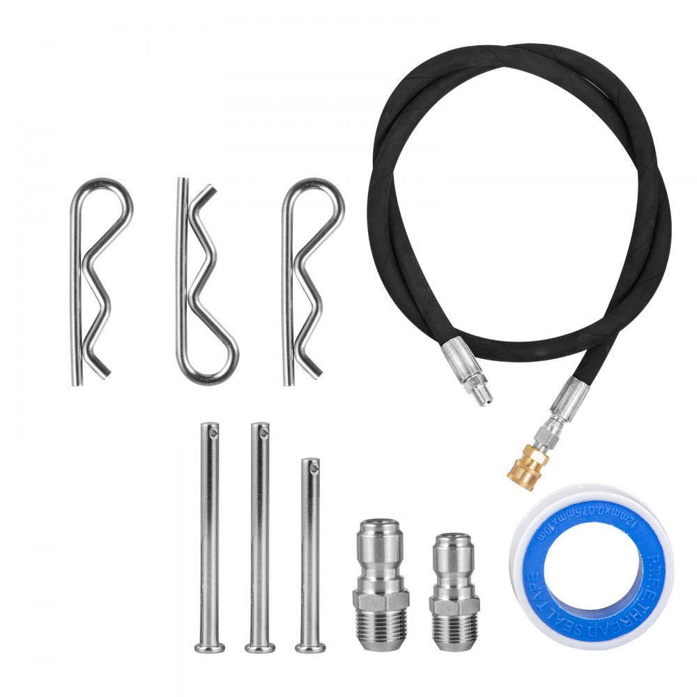 VEVOR Surface Cleaner 21 Inch Pressure Flat Surface Cleaning 4000 PSI Max Working Pressure Flat Surface Cleaner Stainless Steel Rotating Surface Cleaner with Wheels Power Washer Floor Scrubber