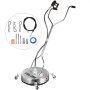 VEVOR Surface Cleaner 21 Inch Pressure Flat Surface Cleaning 4000 PSI Max Working Pressure Flat Surface Cleaner Stainless Steel Rotating Surface Cleaner with Wheels Power Washer Floor Scrubber