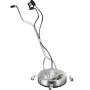 VEVOR pressure washer surface cleaner with chrome handle and four swivel wheels.