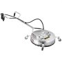 VEVOR Pressure Washer Surface Cleaner, 20\'\', Max. 4000 PSI Pressure by 2 Nozzles for Cleaning Driveways, Sidewalks, Stainless Steel Frame with Rotating Dual Handle, Wheels, Fit for 3/8\'\' Quick Con