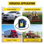 VEVOR levegős hidraulikus palackemelő, 32 tonnás/70550 font pneumatikus hidraulikus palackemelő, pneumatikus/kézi kettős működésű, magas emelésű palackemelő, kézi kézi szivattyúval nagy teherbírású teherautó lakóautó-javító emelőhöz
