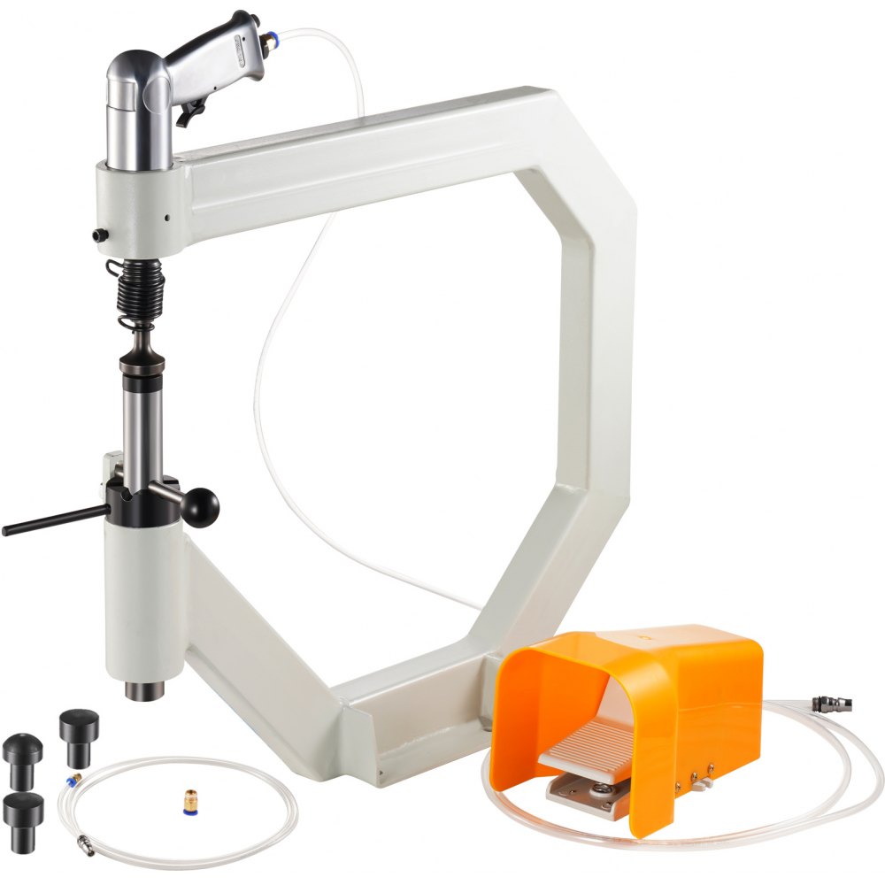 Pneumatické hobľovacie kladivo VEVOR, 19,63" hrdlové kladivo, kováčske kladivo, automatické hobľovacie kladivo s polomerom 1/2/3", hobľovacie vzduchové kladivo, anglické koliesko s nožným pedálom na priemyselné tvarovanie kovov