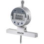 VEVOR Depth Gauge, Depth Micrometer Digital Electronic Indicator 0-22 inch Measuring Range, 0.0005" Resolution, Precision Unit Conversion with 4 Anvils, Measuring Tool for Groove, Step, Hole