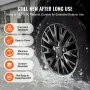 VEVOR 16" Wheel Rim Cover Hubcaps Set of 4 Sturdy Hubcap for All Weather Use