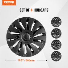 VEVOR 19" Wheel Rim Cover for 2021-2023 Model Y Hubcap with Valve Nozzle Hole