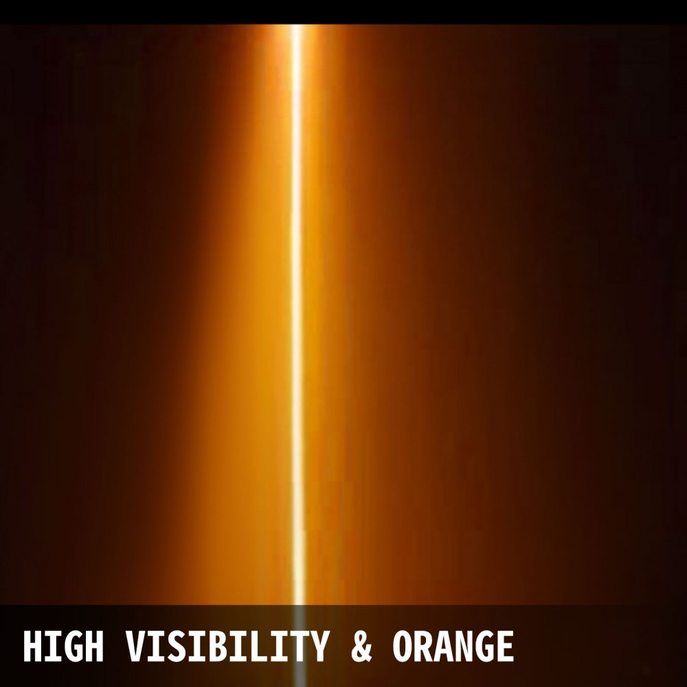 VEVOR 1PC 4FT Led Whip Lights Orange Color Lighted Whips for UTV Optic Fiber Off-Road Whip LED Whips for Sand Dune Buggy UTV ATV Polaris Accessories RZR Jeep