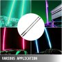 VEVOR 2PC 3FT 360°Spiral LED Whip Lights RGB Color Lighted Whips for UTV ATV 21 Modes,20 Colors,5 Levels,Weatherproof,Off-Road Whip RF Wireless Remote for UTV ATV Polaris Accessories RZR
