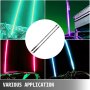 VEVOR 2PC 5FT 360°Espiral LED Whip Lights RGB Color Iluminado Whips Bailando/Persiguiendo Antena de luz LED Whips Resistente a la intemperie, RF remoto inalámbrico para Sand Dune UTV ATV RZR Off-Road Trucks Jeep 4X4