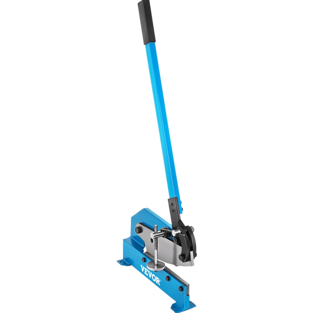 VEVOR Hand Plate Shear 5", Manual Metal Cutter Cutting Thickness1/4 Inch Max, Metal Steel Frame Snip Machine Benchtop 7/16 Inch Rod, for Shear Carbon Steel Plates and Bars