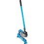 VEVOR hand plate shear with blue handle and steel cutting blade.