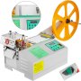 VEVOR Automatic Hot and Cold Tape Cutting Machine Digital Belt Cutter 100mm/3.9in Cutting Width for Nylon Webbing Ribbon Velcro Zipper Elastic Belt
