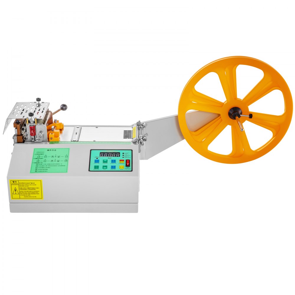 Textile Ribbon Cutting Machine Cold Automatic Tube Tape Cutter 100mm Width