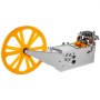 VEVOR Automatic Cold Tape Cutting Machine Digital Belt Cutter 95mm/3.7in Cutting Width for Plastic Webbing Ribbon Velcro Zipper Elastic Belt
