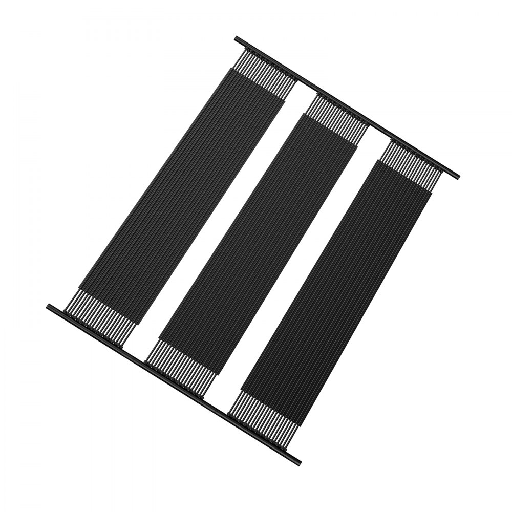 VEVOR Solar Pool Heater, 1235 x 3100 mm HDPE Pool Heating System - Durable & Weather-Proof, with Complete Accessories, Universal Solar Pool Panel–Raises Water Temperature, Aboveground & Inground Pool
