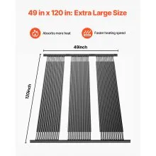 Solar Pool Heater 4 x 10 Foot Aboveground & Inground Pool Heating System