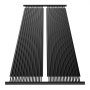 VEVOR Solar Pool Heater, 2.75 x 20 ft HDPE Solar Pool Panel( 2 Pcs) - Durable & Weather-Proof, with Complete Accessories, Universal Solar Pool Panel–Raises Water Temperature, Aboveground & Inground Pool