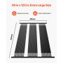 VEVOR Solar Pool Heater 1235 x 3100mm Aboveground Pool Heating System( 4 Panels)