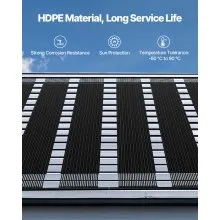 Solar Pool Heater 4 x 10 Foot Aboveground Pool Heating System( 4 Panels)