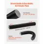 VEVOR Diesel Heater Intake Pipe Kit, 25mm Car Air Parking Heater Ducting Pipe Hose Tube, Stretchable & Bendable Car Air Intake Filter Silencer Hose Pipes Kit with Clamps for 2KW 5KW 8KW Diesel Heaters