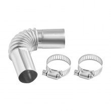 VEVOR Exhaust Pipe Tube Elbow Connector 0.98 inch Diesel Heater Exhaust Elbow